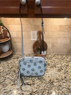 Coach Camera Bag With Rose Print